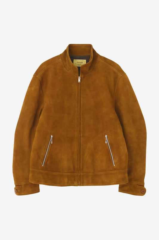 SHEEP SUEDE LEATHER BLOUSON