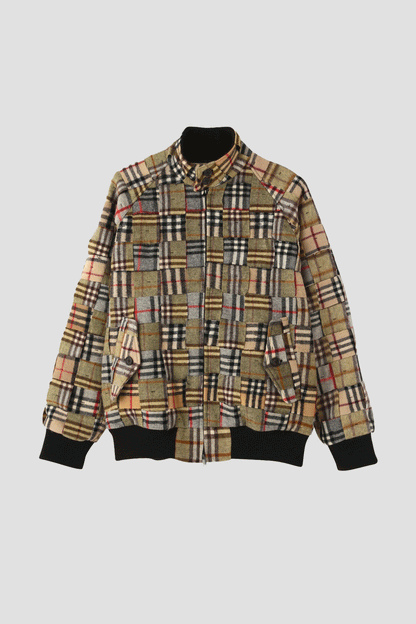 REWORK PLANE WEAVE BLOUSON - Vintage stole -