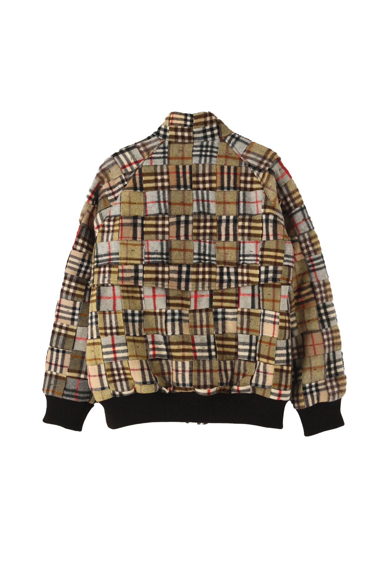 REWORK PLANE WEAVE BLOUSON - Vintage stole -