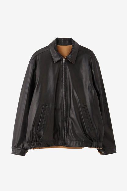 REVERSIBLE LEATHER BLOUSON