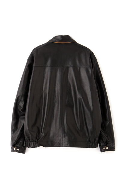 REVERSIBLE LEATHER BLOUSON