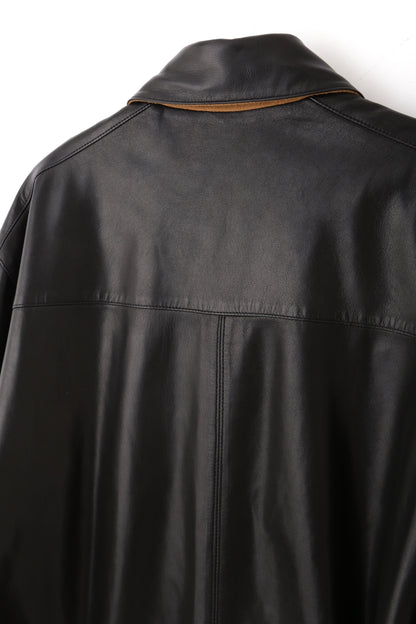 REVERSIBLE LEATHER BLOUSON