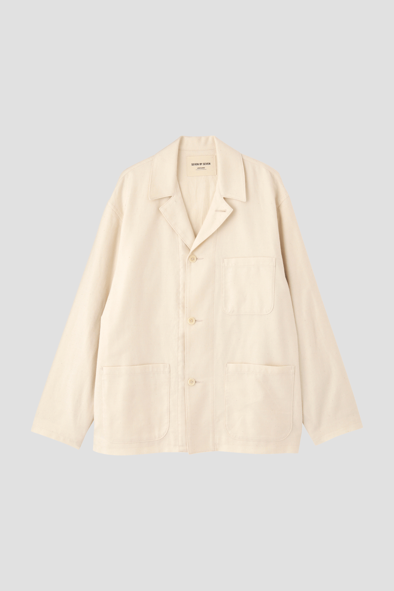 COVERALL JACKET -UNSTAINED ORGANIC COTTON-