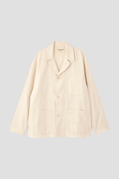 COVERALL JACKET -UNSTAINED ORGANIC COTTON-