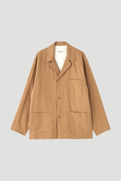 COVERALL JACKET -UNSTAINED ORGANIC COTTON-