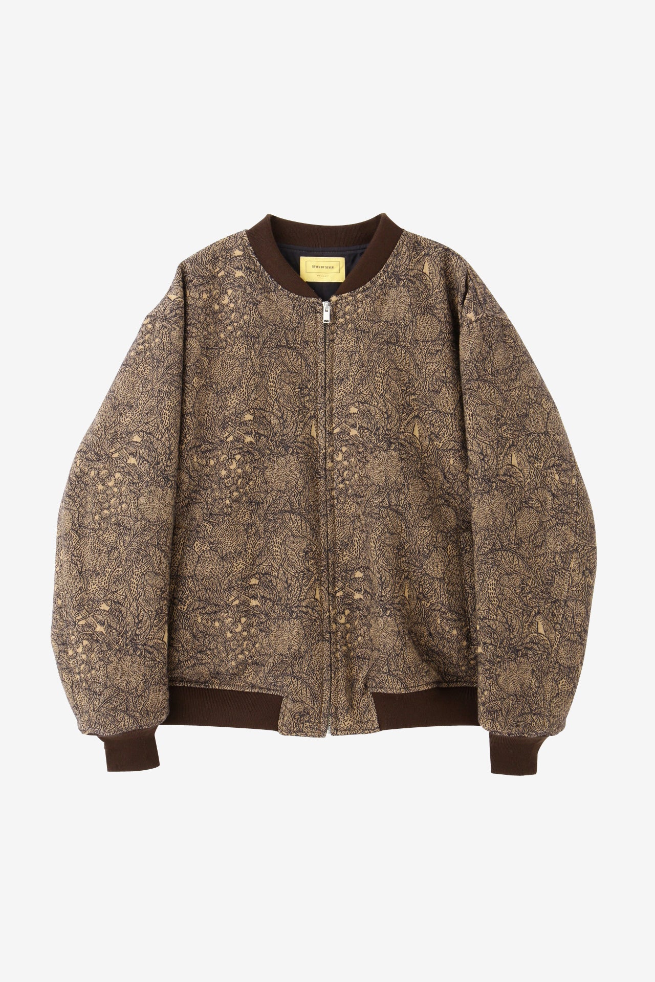 SASHIKO JQ INSULATION BLOUSON -FRUITS PATTERN-