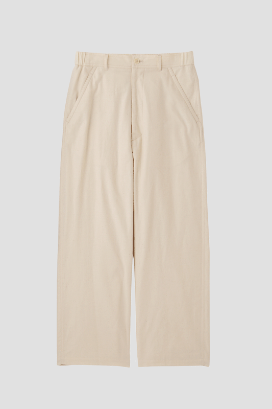 EASY TROUSERS -UNSTAINED ORGANIC COTTON-