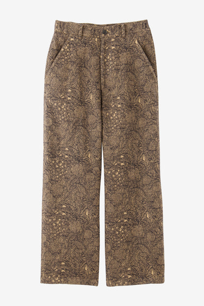 SASHIKO JQ EASY TROUSERS -FRUITS PATTERN-