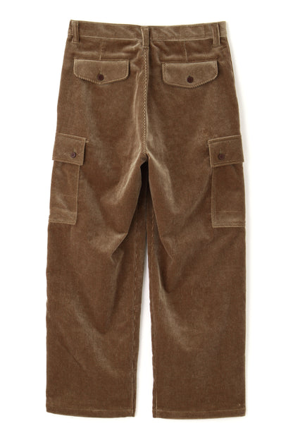 CORDUROY CARGO PANTS -MODAL MIX-