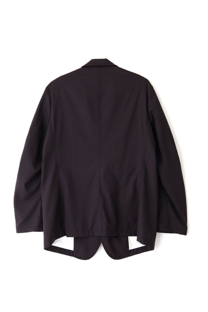 2B TAILORED JACKET -Wool poplin-
