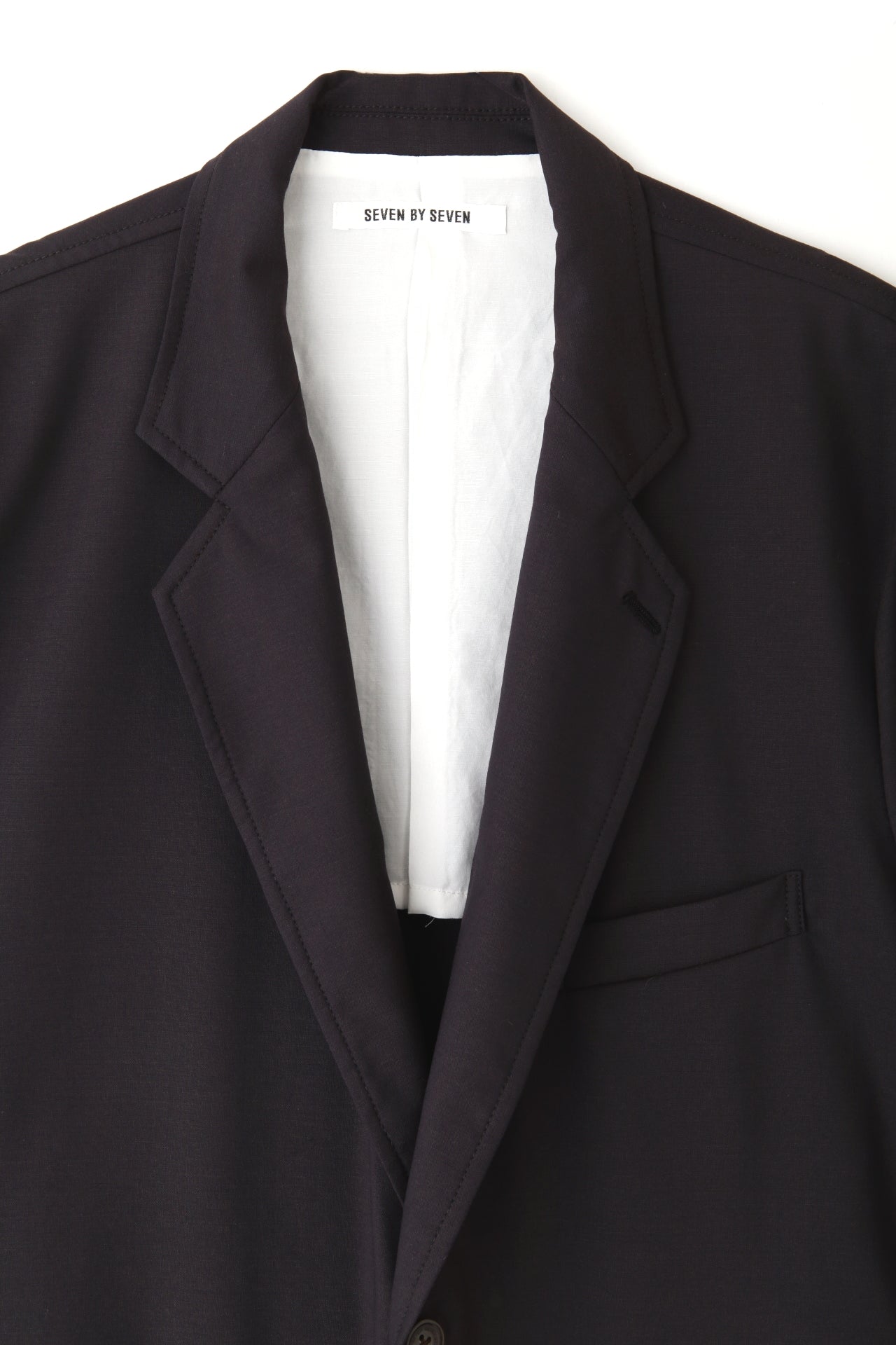 2B TAILORED JACKET -Wool poplin-