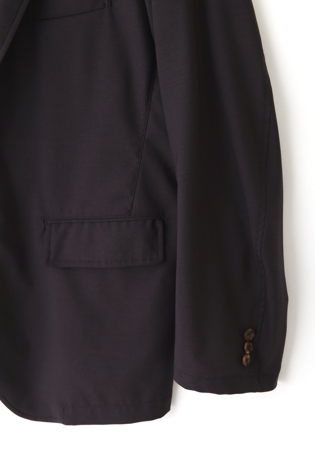 2B TAILORED JACKET -Wool poplin-