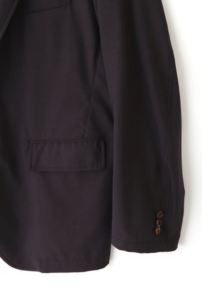 2B TAILORED JACKET -Wool poplin-