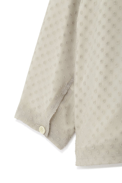 COVERALL JACKET - Dot pattern indian khadi -