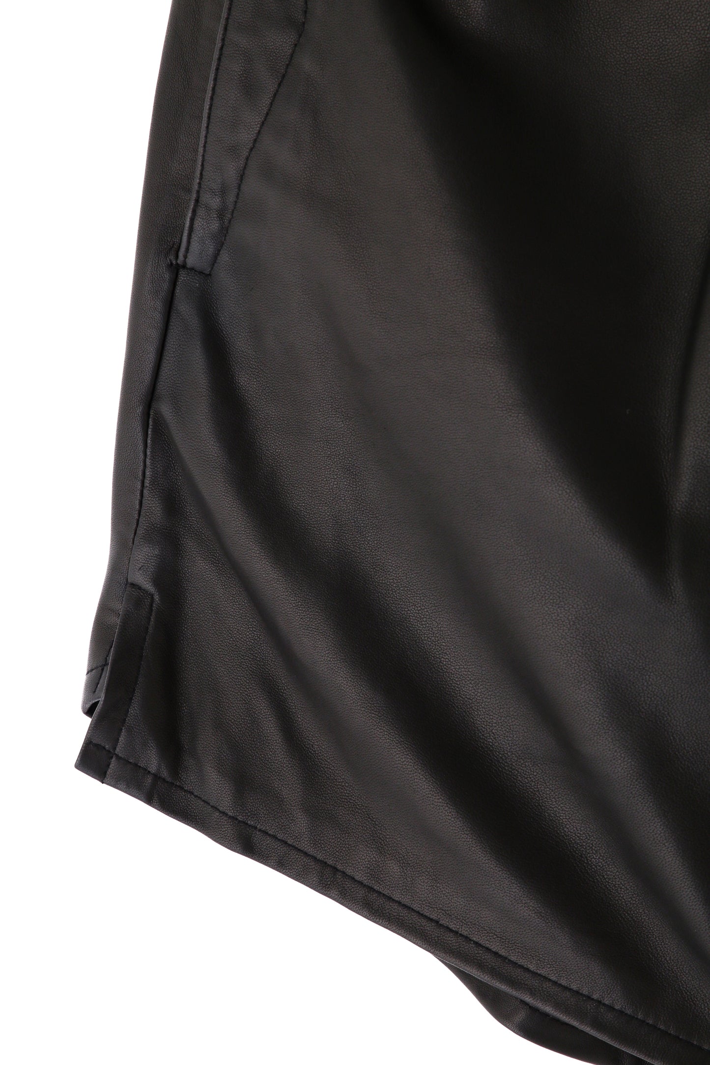LEATHER SHORT PANTS -Sheep leather-