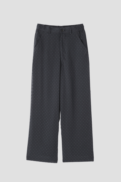 EASY TYPE SHEER TROUSERS - Dot pattern indian khadi -