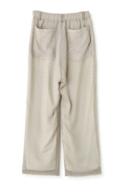 EASY TYPE SHEER TROUSERS - Dot pattern indian khadi -