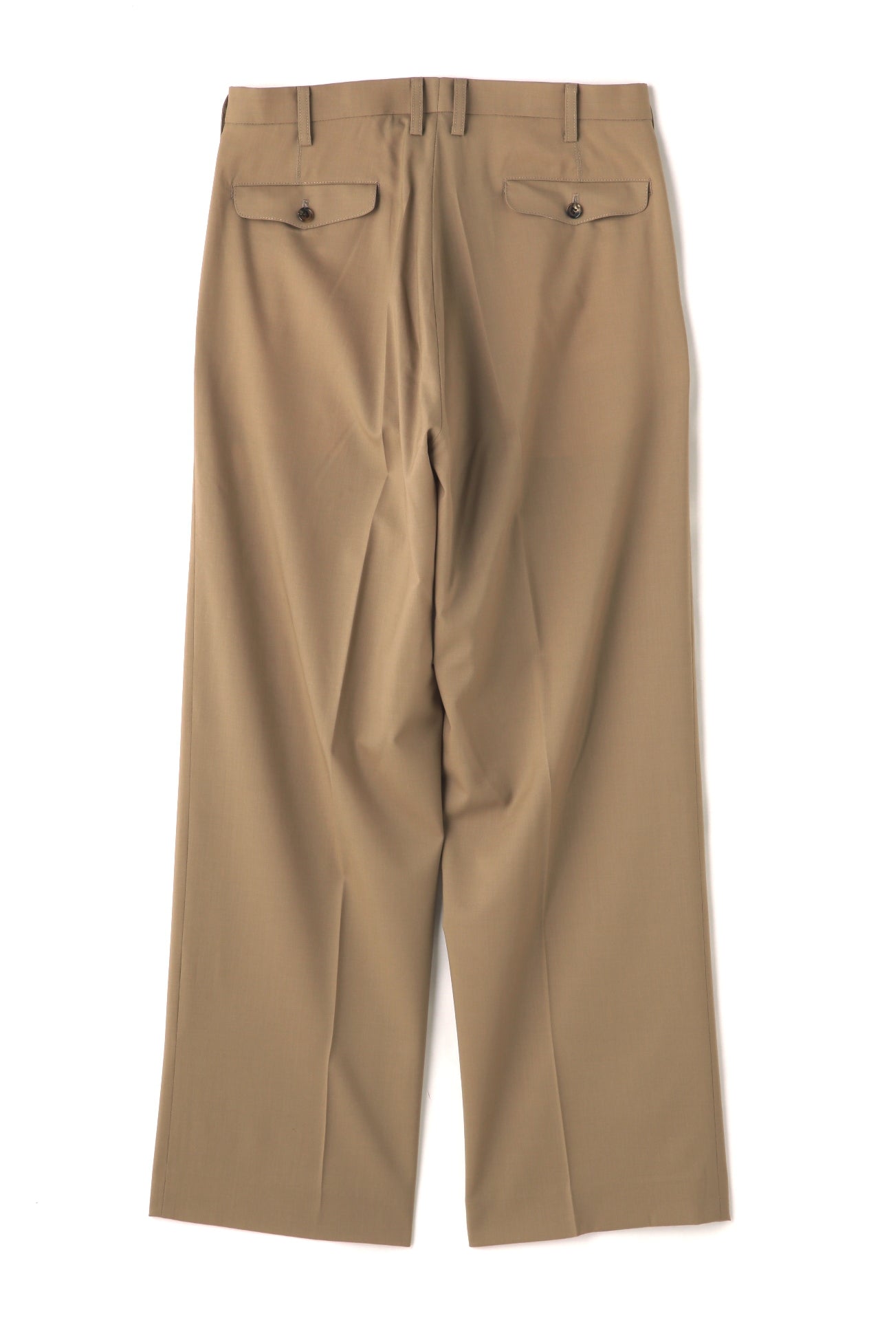 IN-TUCK TROUSERS - Wool poplin- | SEVEN BY SEVEN