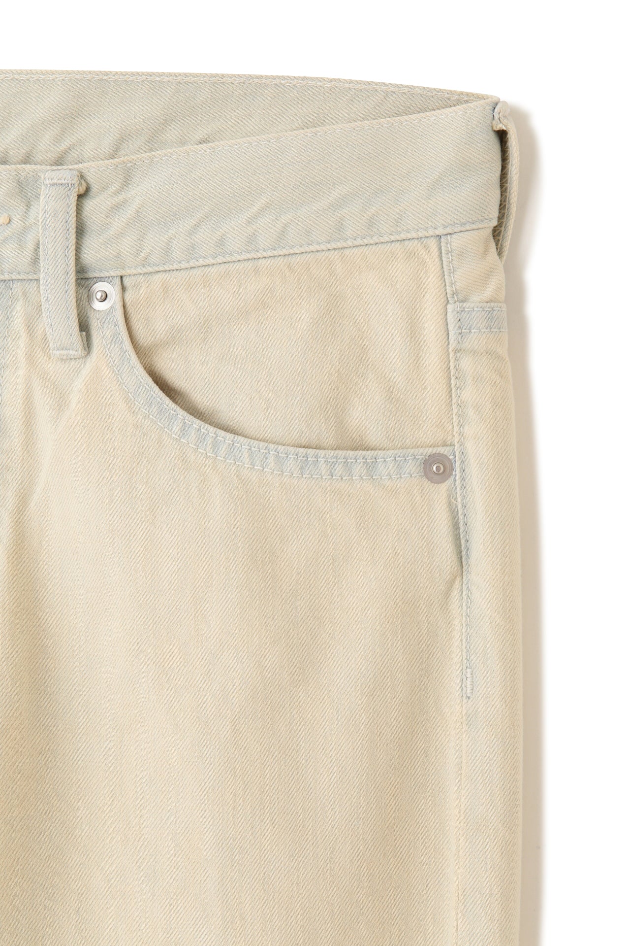 STRAIGHT JEANS - Garment dyed -