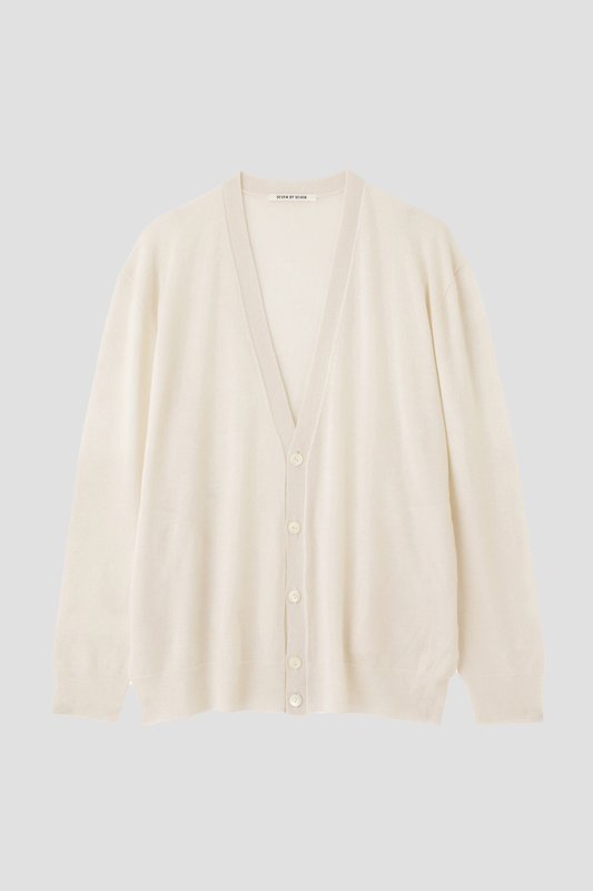 CASHMERE KNIT CARDIGAN - Wholegarment -