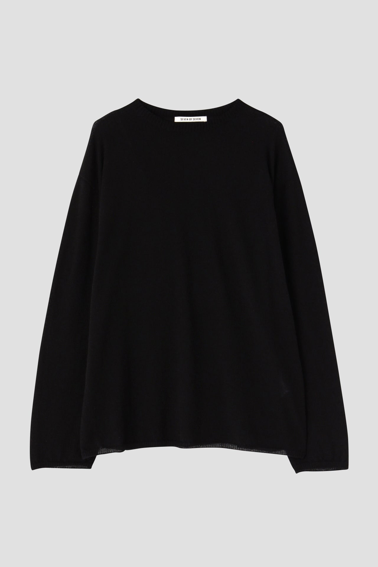 LONGSLEEVE CASHMERE KNIT TEE - Wholegarment -