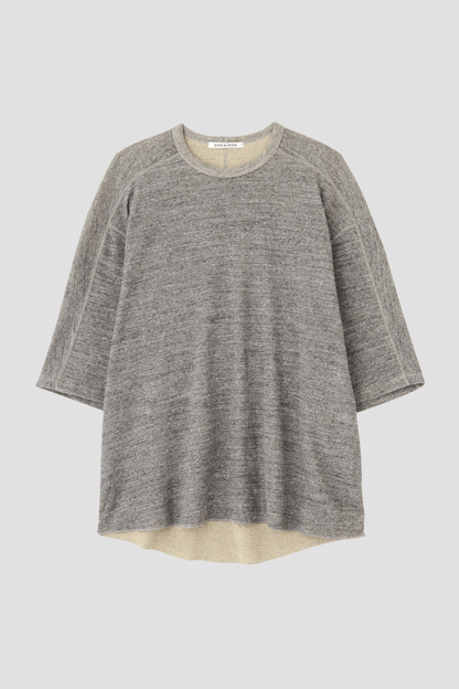 ORGANIC COTTON THERMAL TEE - Mixed “UNSTAINED” yarn -