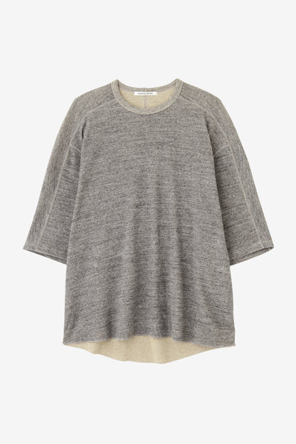 ORGANIC COTTON THERMAL TEE - Mixed ”UNSTAINED” yarn -