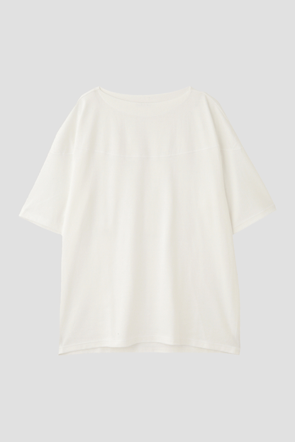 WRAP AROUND DERRBY TEE - Suvin gold cotton -