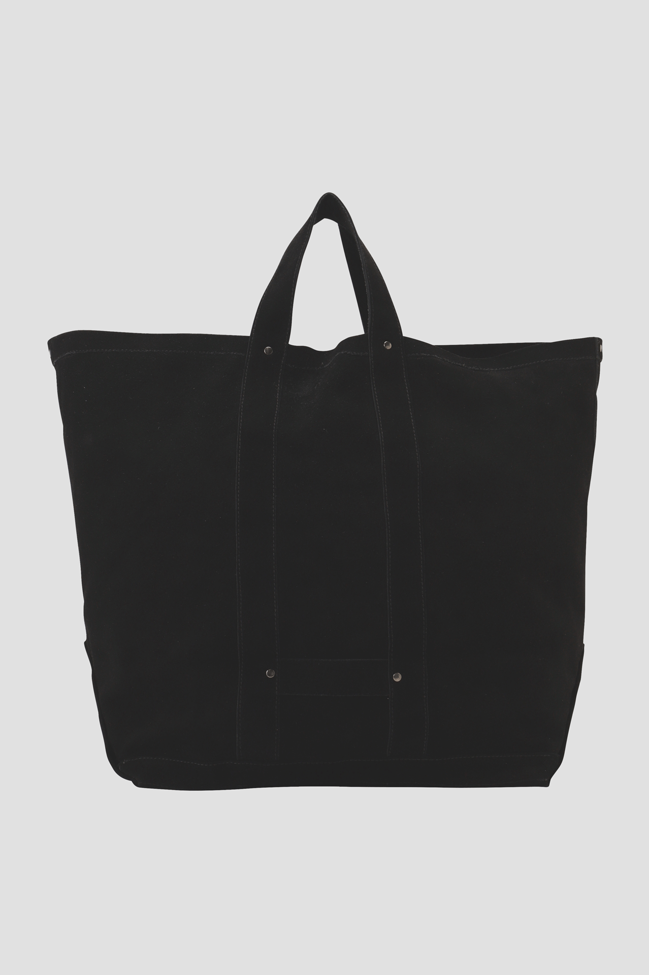 LEATHER TOTE BAG -Cow split leather-