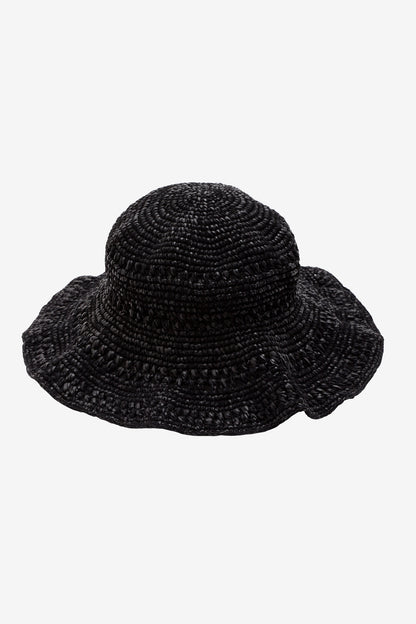 BRAIDED LEATHER HAT - Goat leather -