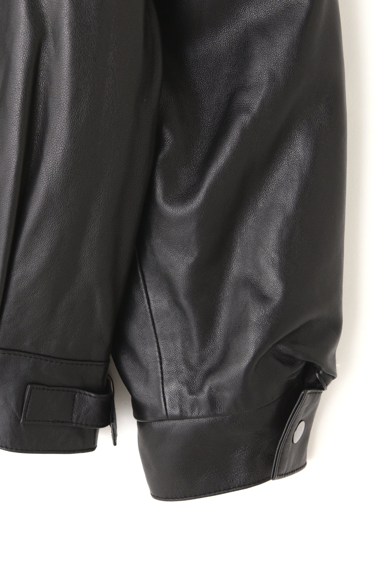 STORM FLAP LEATHER BLOUSON ‐Sheep leather‐