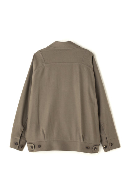 MULTI POCKET BLOUSON ‐Powder melton‐