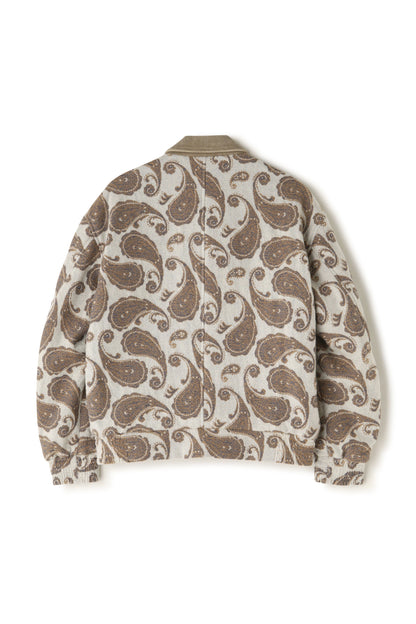 BOTTUN BLOUSON ‐Paisley jacquard‐