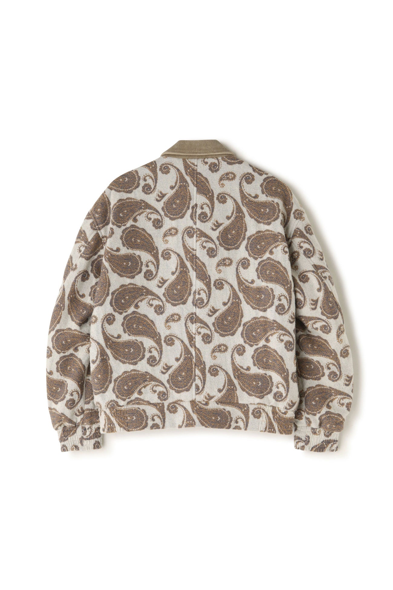 BOTTUN BLOUSON ‐Paisley jacquard‐