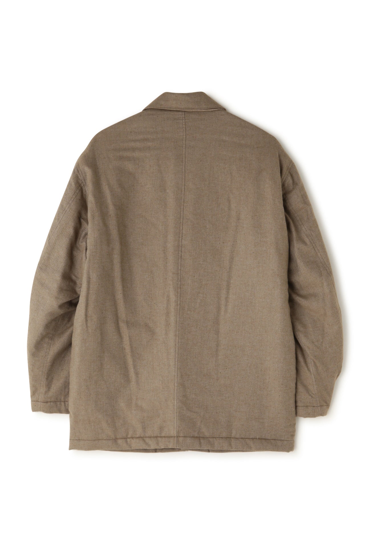 ZIP UP LONG BLOUSON ‐Unstained organic cotton‐