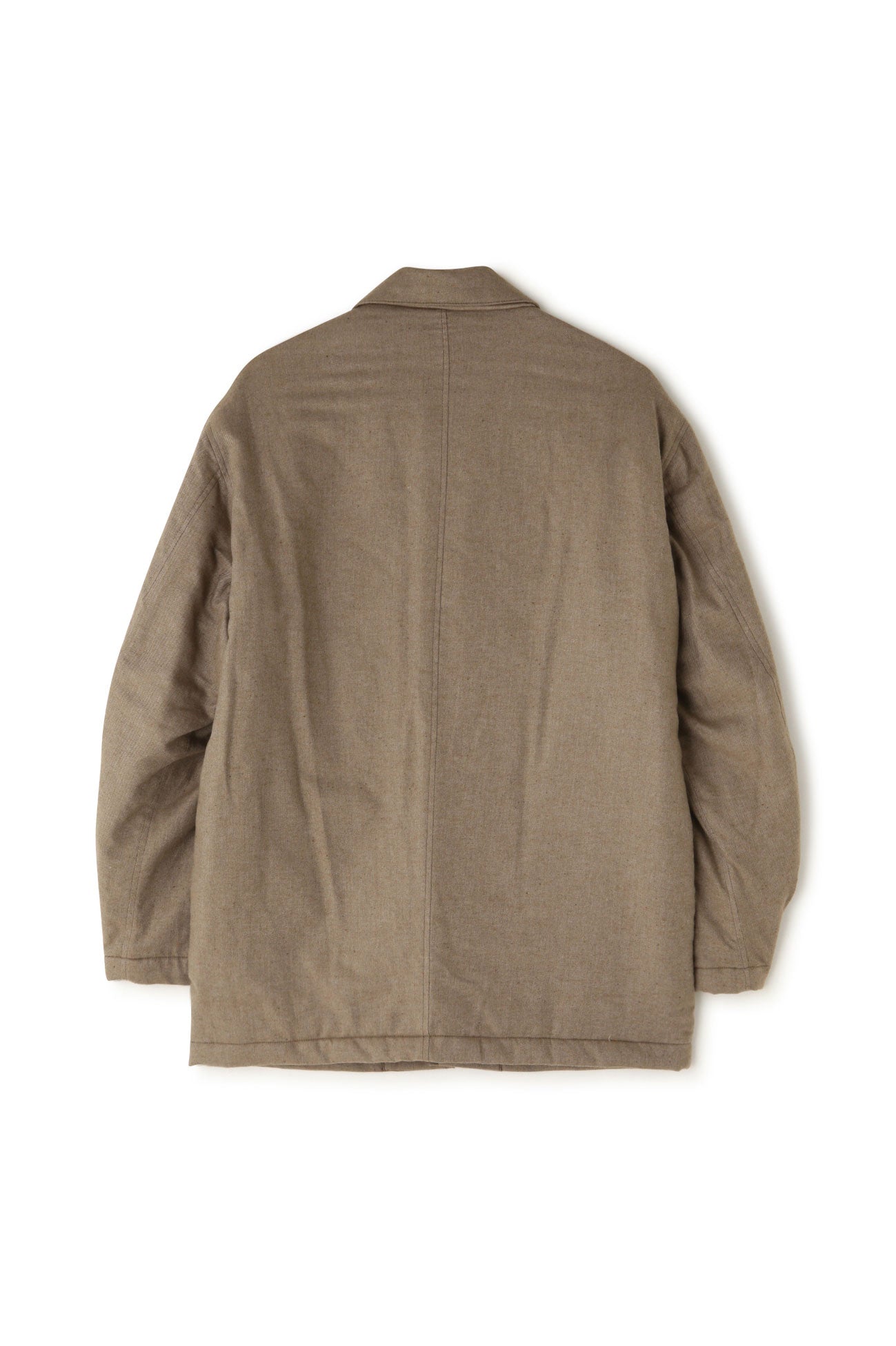 ZIP UP LONG BLOUSON ‐Unstained organic cotton‐