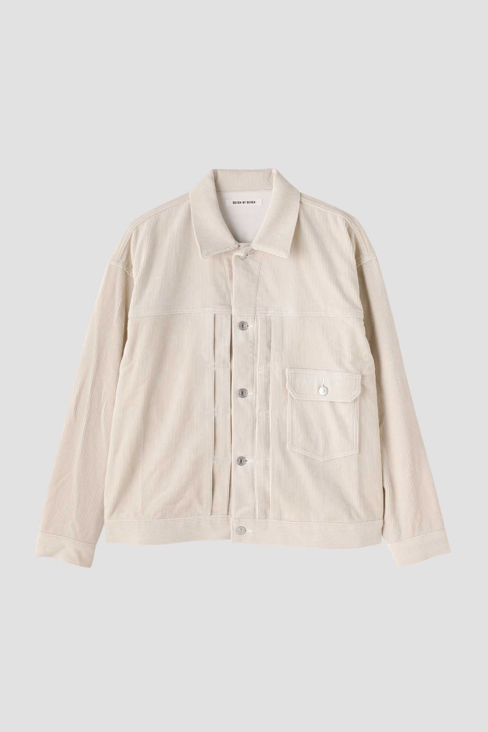 【中古】美品 20aw エトセンス ETHOSENS CORDUROY TUCKED VOLUME BLOUSON コーデュロイ タックドボリューム ブルゾン ジャケット オーバーサイズ 赤 レッド メンズ  【ベクトル 古着】 250825