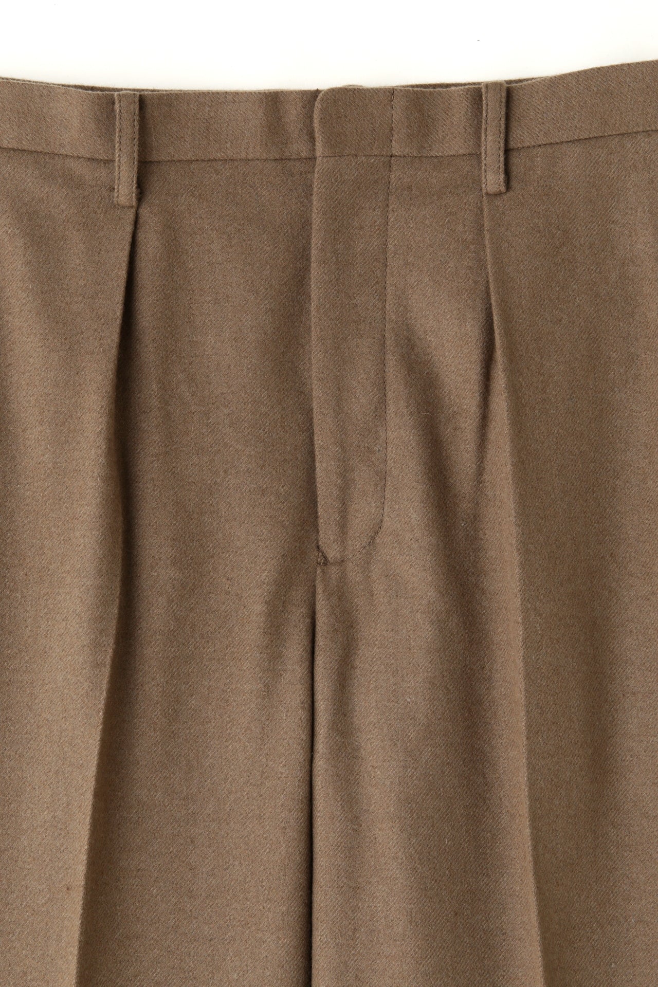 IN TUCK TROUSERS -Powder melton-