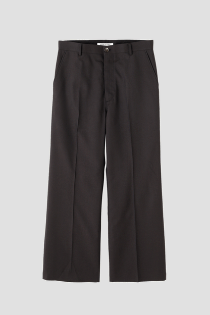 WIDE FLARE TROUSERS ‐Wool twill‐