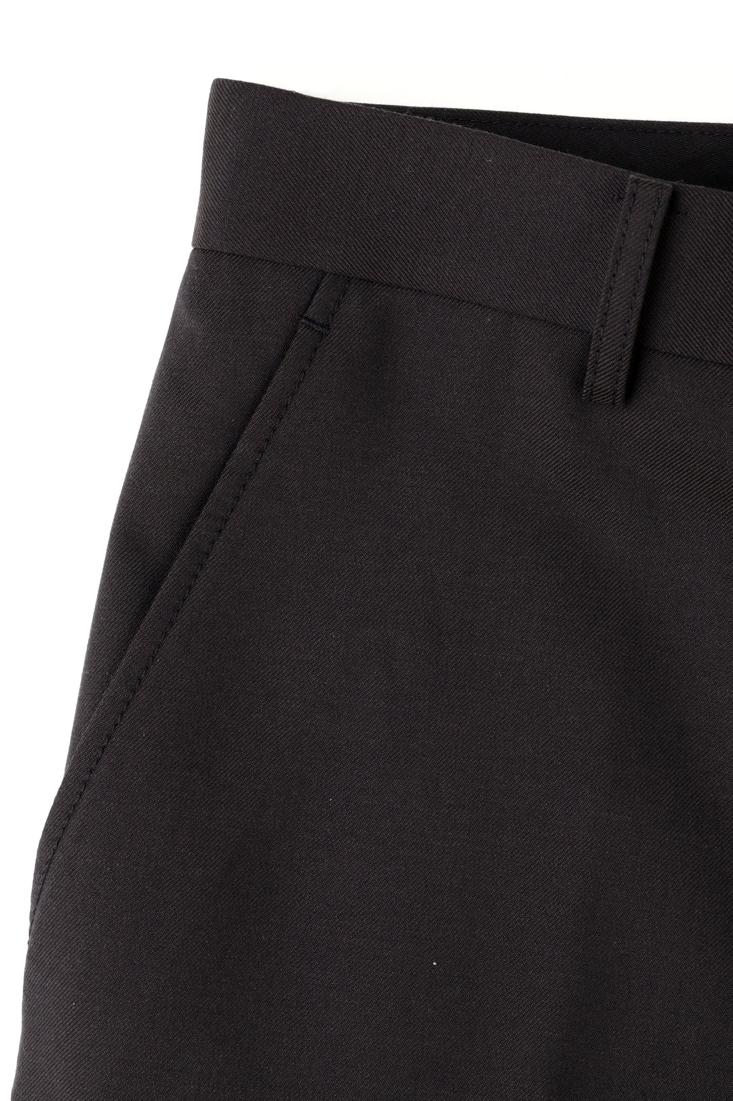 WIDE FLARE TROUSERS ‐Wool twill‐