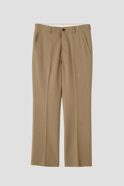 FLARE TROUSERS ‐Wool twill‐