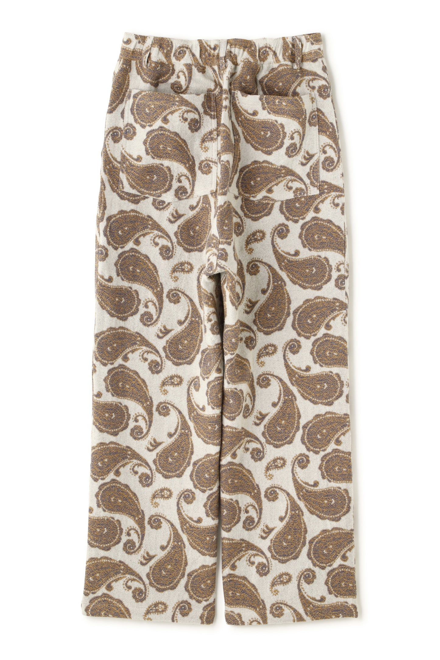 EASY TROUSERS ‐Paisley jacquard‐