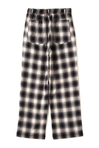 OMBRE CHECK EASY TROUSERS ‐Cotton/Yak‐