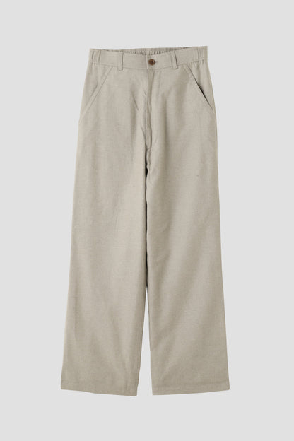 EASY TROUSERS ‐Unstained organic cotton‐