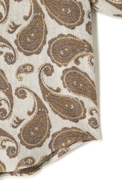 SMILE POCKET WESTERN SHIRTS ‐Paisley jacquard‐