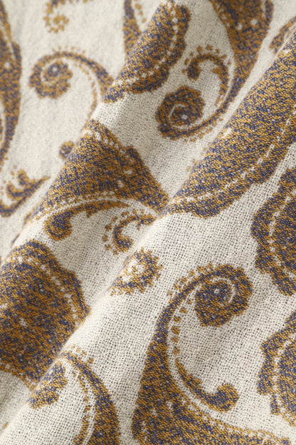 SMILE POCKET WESTERN SHIRTS ‐Paisley jacquard‐