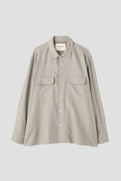 FLAT COLLAR SHIRTS ‐Unstained organic cotton‐