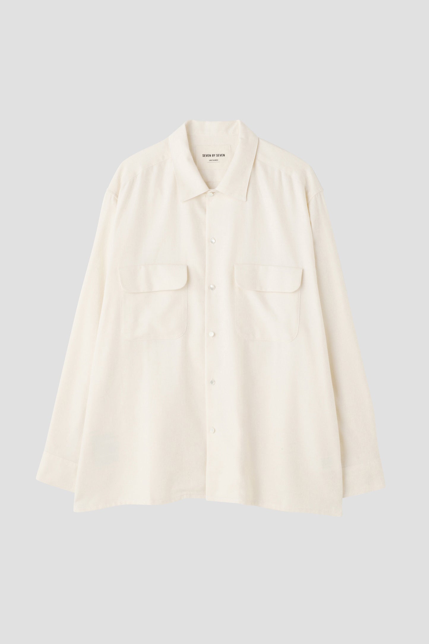 FLAT COLLAR SHIRTS ‐Unstained organic cotton‐