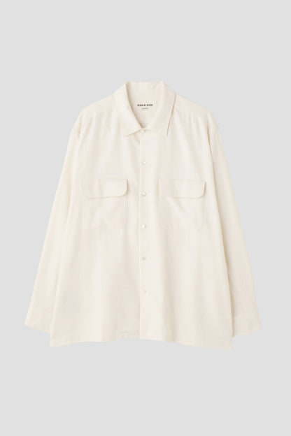 FLAT COLLAR SHIRTS ‐Unstained organic cotton‐