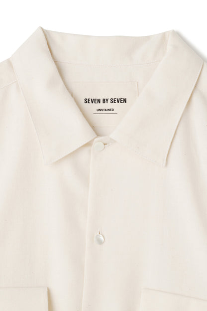 FLAT COLLAR SHIRTS ‐Unstained organic cotton‐